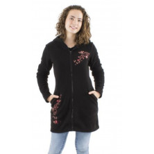 CHAQUETA LARGA POLAR ORDAL